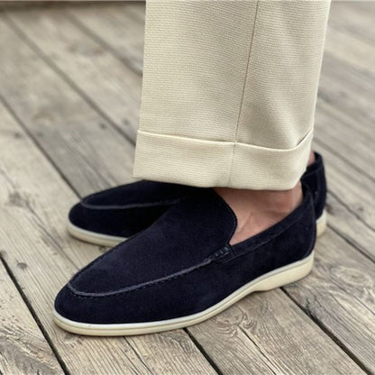 Herren Slip-On Schuhe Wildleder Bequem Frühling