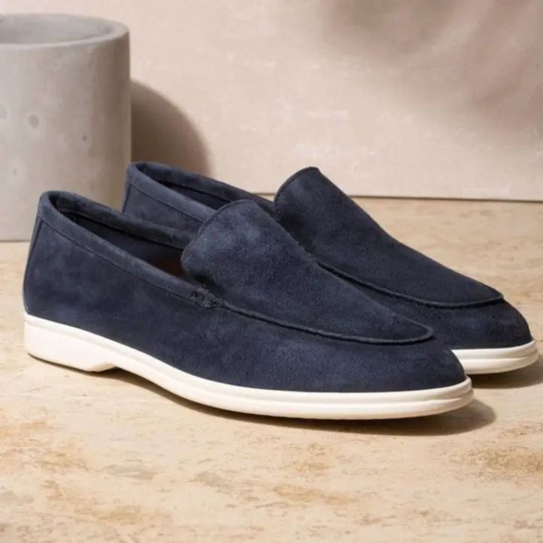 Herren Slip-On Schuhe Wildleder Bequem Frühling