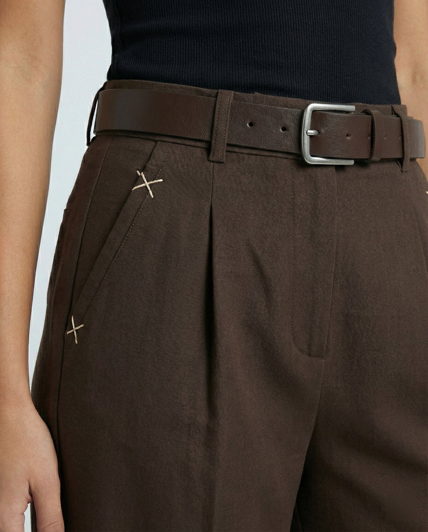 Lockere Unisex Sommerhose Japanischer Stil Weite Bein Streetwear