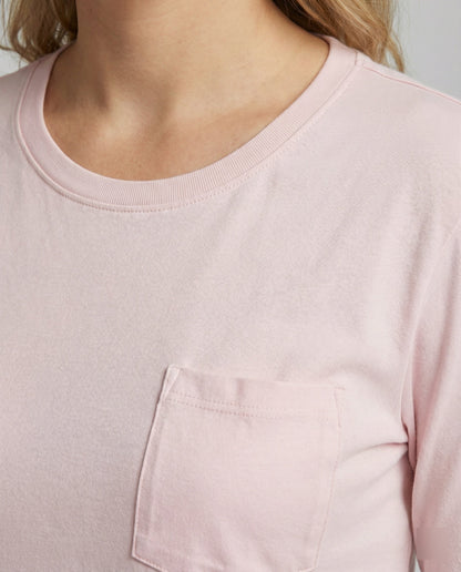 Lockeres Damen Langarmshirt Rundhals Mit Tasche Herbststyle