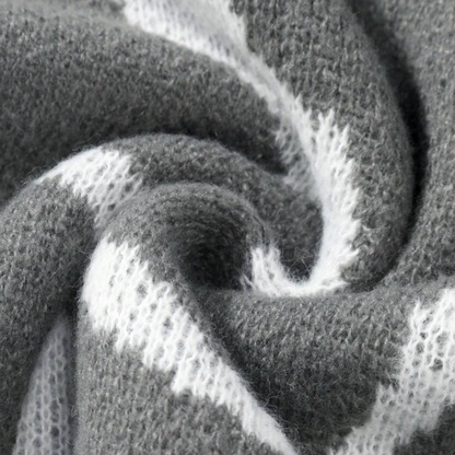 Loravelle | Abstrakter Strickpullover für Herren – Baumwolle, lässige Streetwear 2