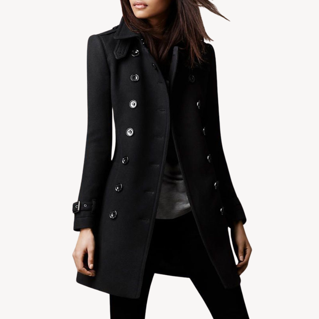 Loravelle | Damen-Peacoat aus Wolle 0