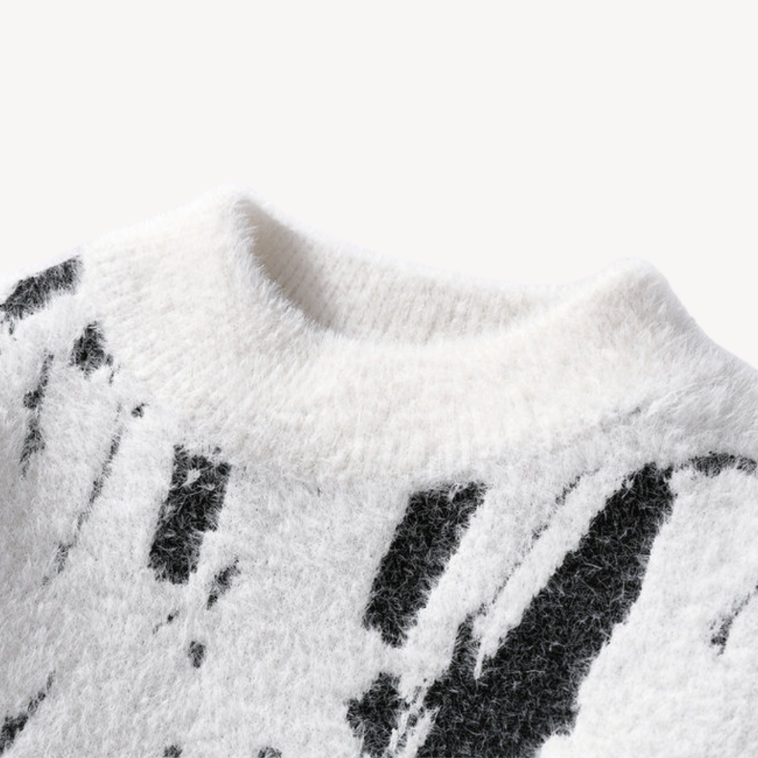 Loravelle | Flauschiger Strickpullover für Herren 4