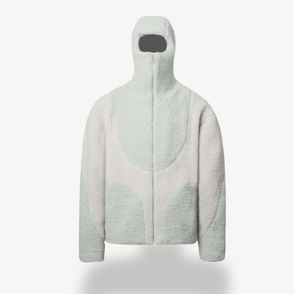 Loravelle | Fleece-Kapuzenpullover mit Reißverschluss für Herren – Sherpa-Jacke 4