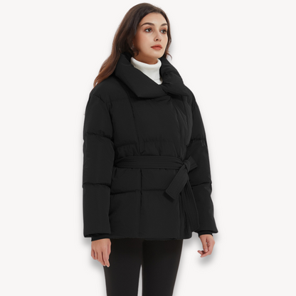 Loravelle | Gesteppte Pufferjacke mit Gürtel für Damen 1