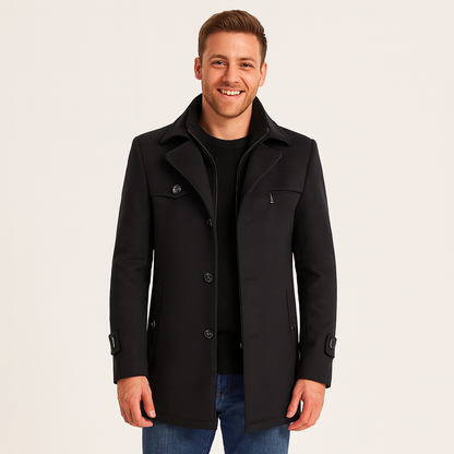 Loravelle | Herren-Peacoat aus Wollmischung 1