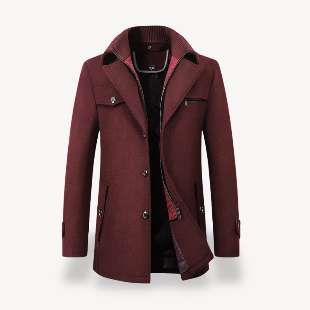Loravelle | Herren-Peacoat aus Wollmischung 10