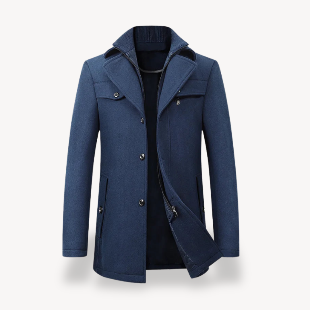 Loravelle | Herren-Peacoat aus Wollmischung 11