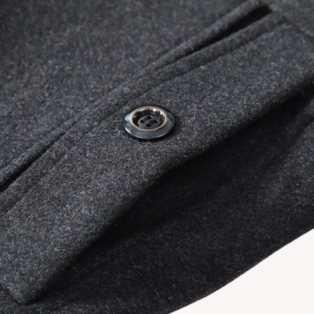 Loravelle | Herren-Peacoat aus Wollmischung 8