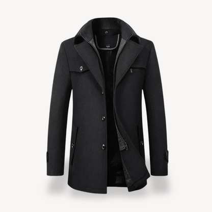 Loravelle | Herren-Peacoat aus Wollmischung 9