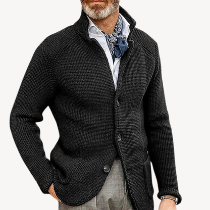 Loravelle | Herren-Strickjacke aus Wolle 0