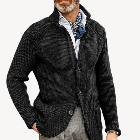 Loravelle | Herren-Strickjacke aus Wolle 0