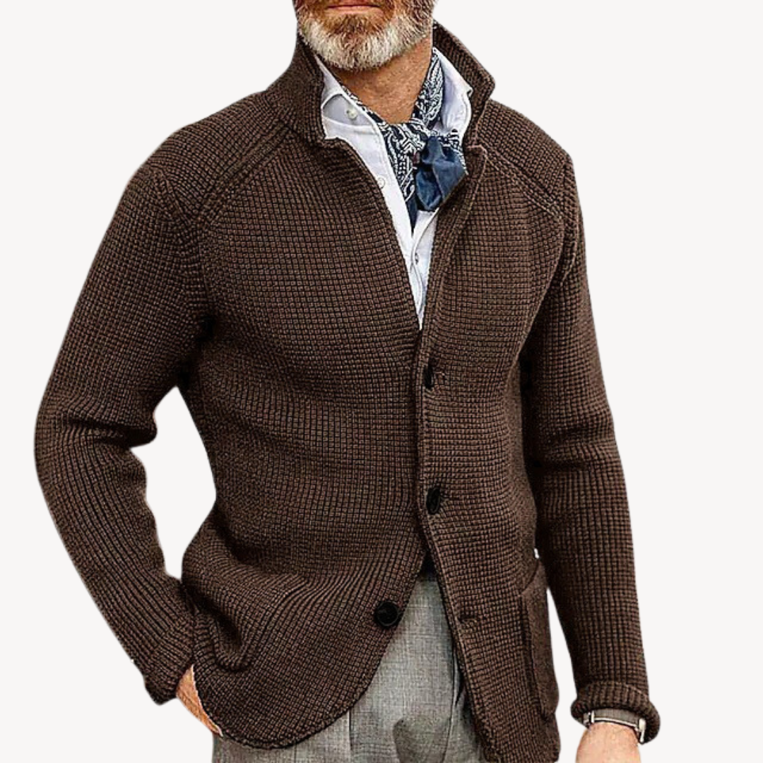 Loravelle | Herren-Strickjacke aus Wolle 2