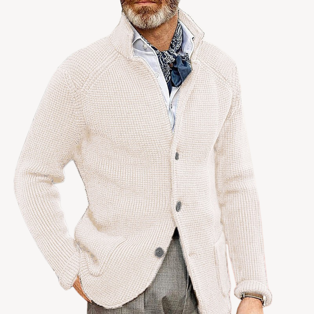 Loravelle | Herren-Strickjacke aus Wolle 4
