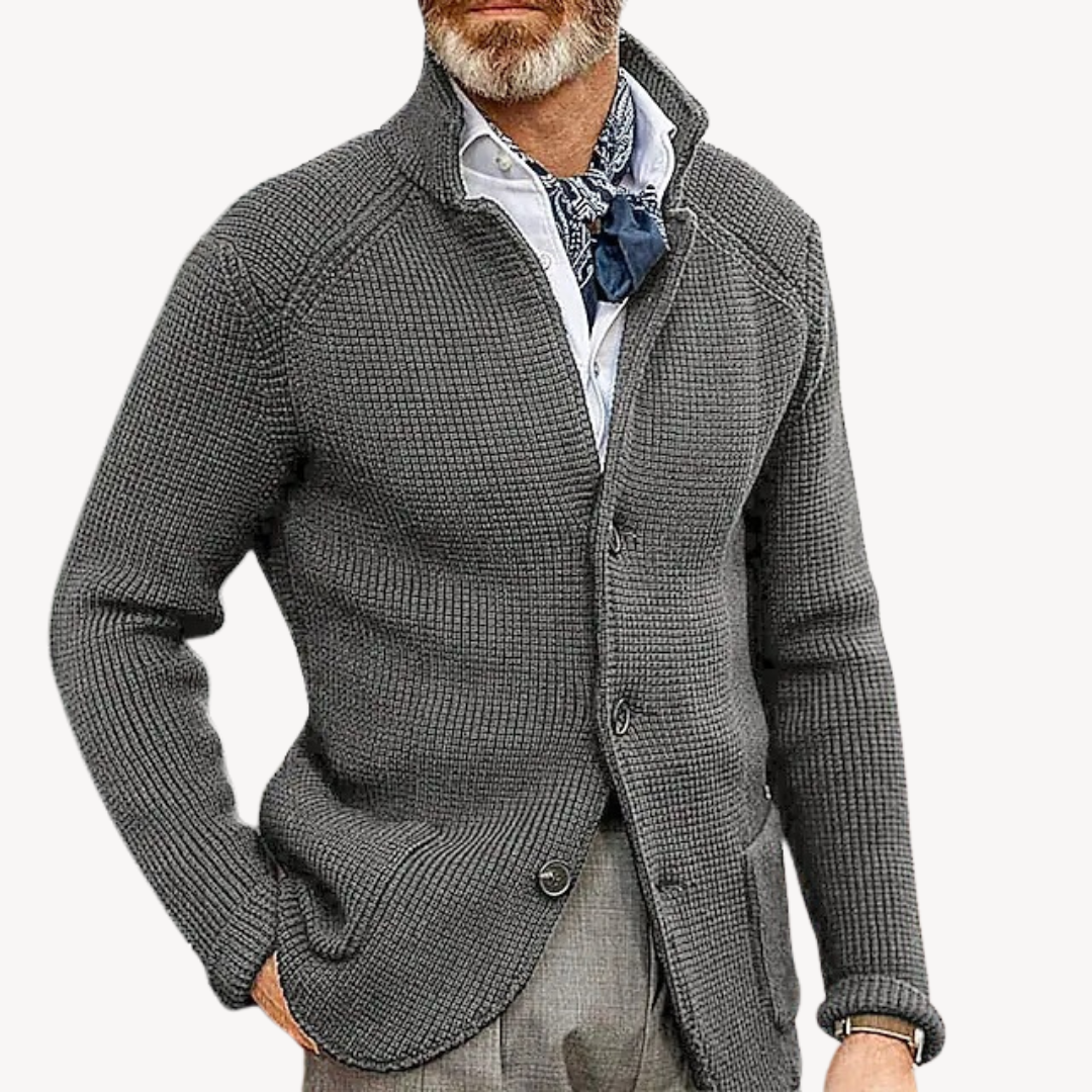 Loravelle | Herren-Strickjacke aus Wolle 5