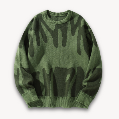 Loravelle | Herren-Strickpullover aus Wolle mit Grafik – Stylischer Rundhalsausschnitt 4
