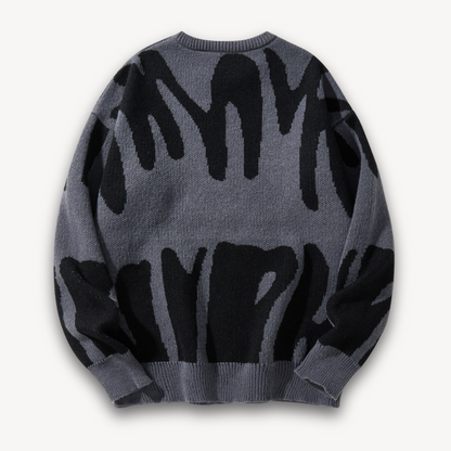 Loravelle | Herren-Strickpullover aus Wolle mit Grafik – Stylischer Rundhalsausschnitt 8