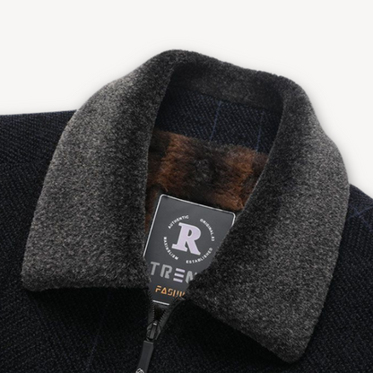 Loravelle | Herren-Winterjacke aus Wollmischung – Pelzgefütterte, warme Oberbekleidung 6