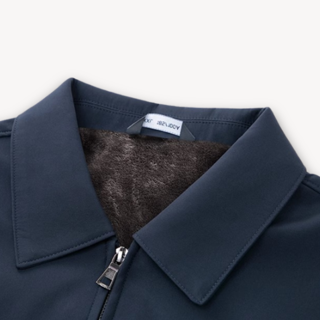 Loravelle | Herren-Winterjacke aus Wollmischung – Pelzgefütterte, warme Oberbekleidung 7