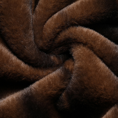 Loravelle | Herren-Winterjacke aus Wollmischung – Pelzgefütterte, warme Oberbekleidung 8
