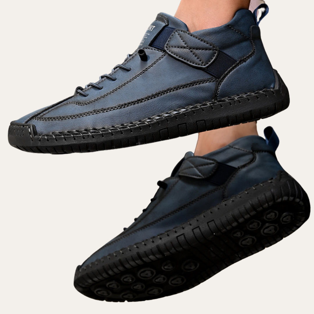 Loravelle | Herren Freizeitschuhe aus Leder – Rutschfest & Bequem 1