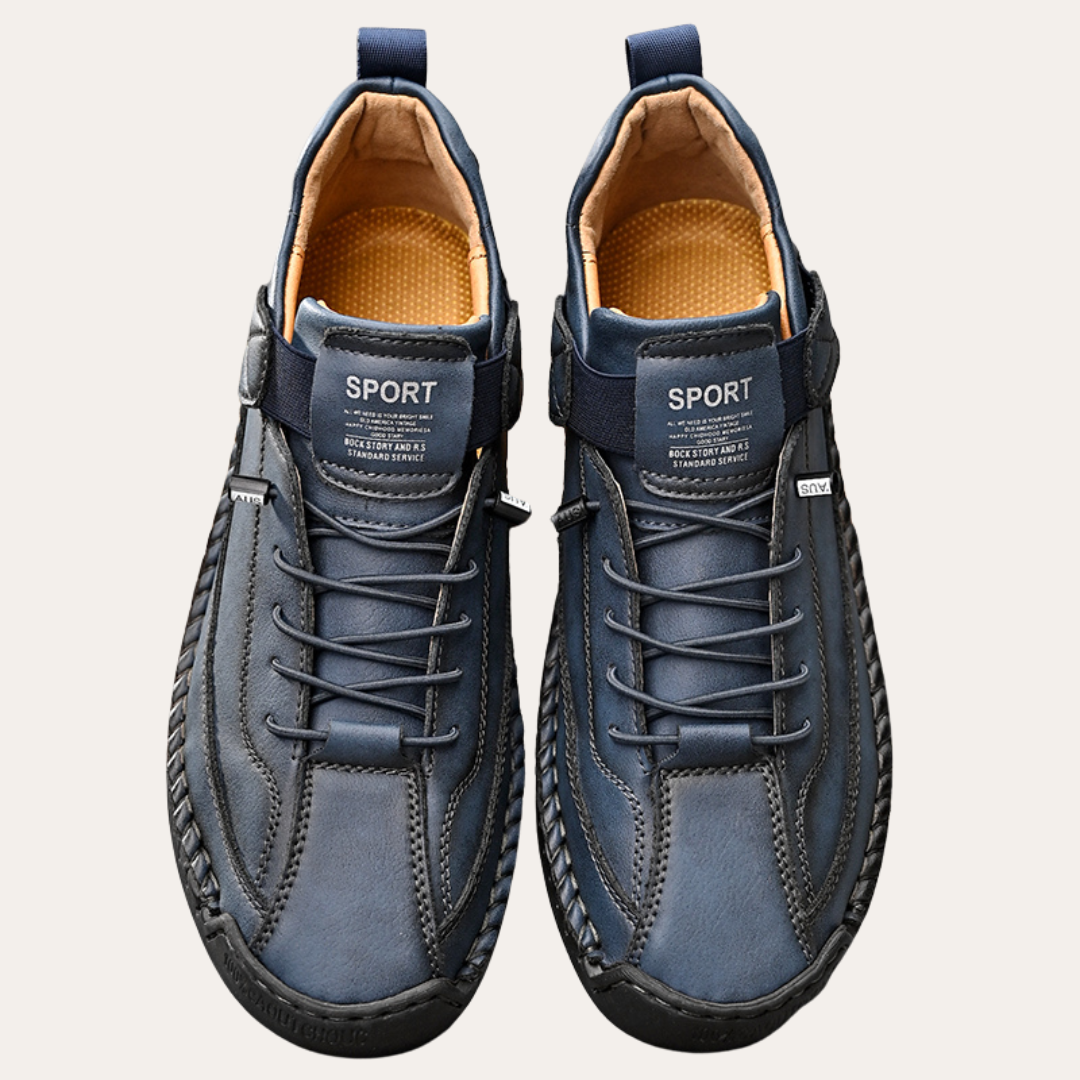Loravelle | Herren Freizeitschuhe aus Leder – Rutschfest & Bequem 2
