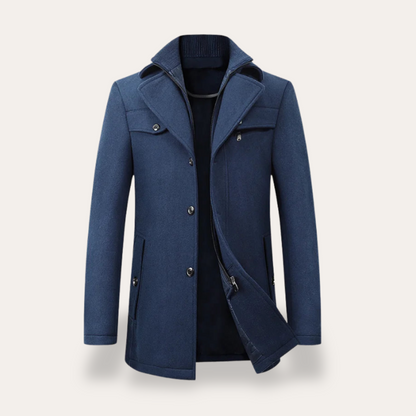 Loravelle | Herrenmantel – Winterjacke mit Stehkragen 3