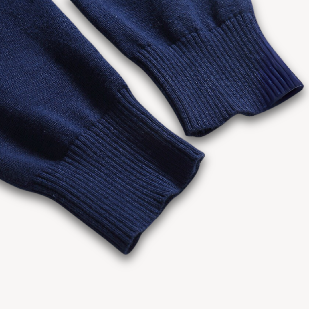 Loravelle | Herrenpullover mit V-Ausschnitt – Weiche Baumwollmischung – Slim Fit – Freizeit- und Abendgarderobe 7