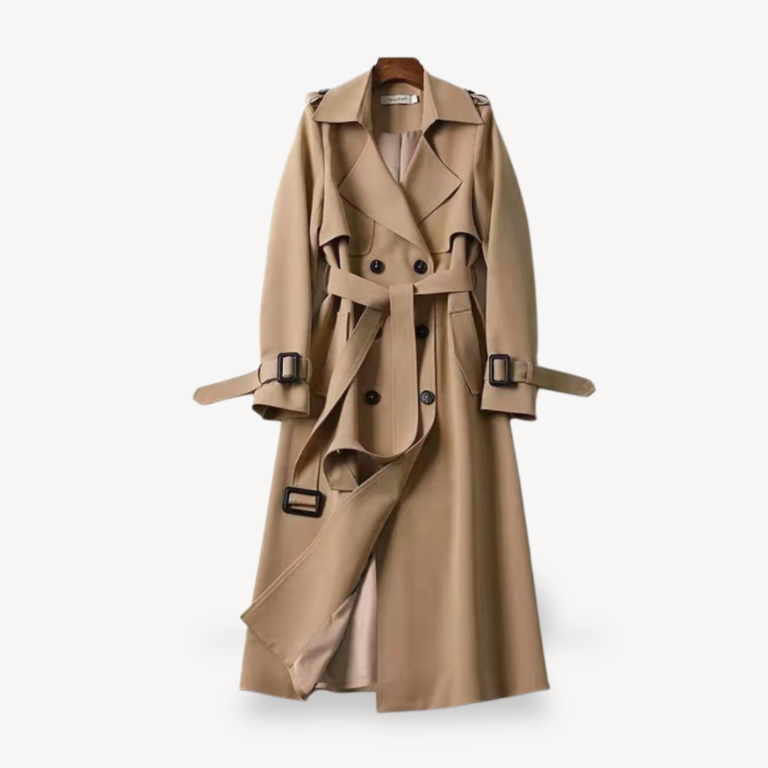 Loravelle | Klassische Trenchcoat-Jacke für Damen 0