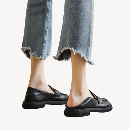 Loravelle | Klobige Loafer aus Kunstleder für Damen 2