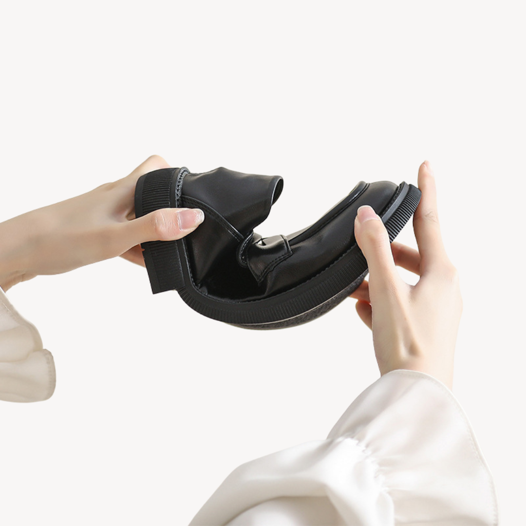 Loravelle | Klobige Loafer aus Kunstleder für Damen 3