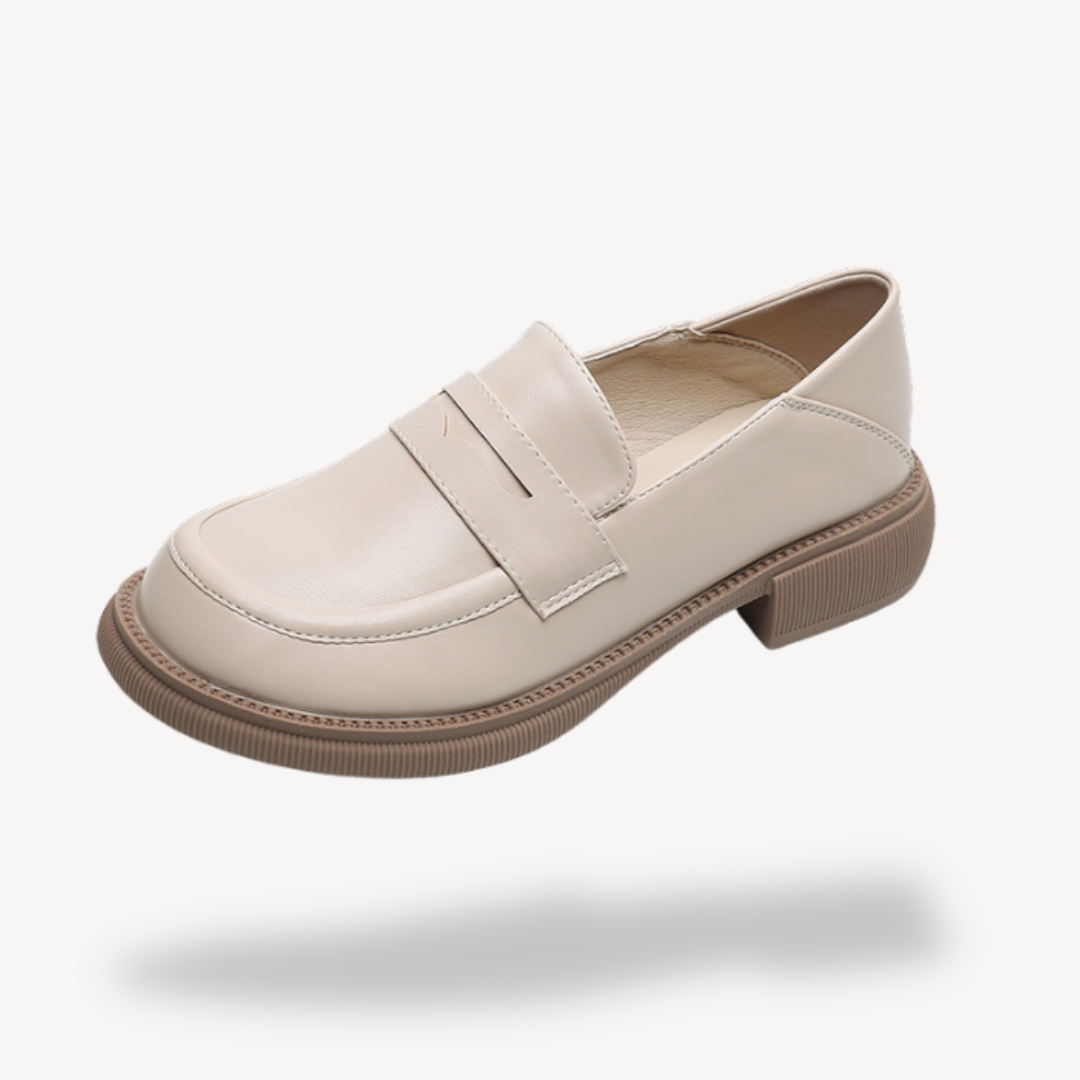 Loravelle | Klobige Loafer aus Kunstleder für Damen 5