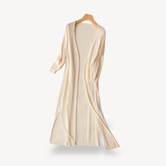 Loravelle | Langer Duster-Cardigan aus Strick für Damen 0