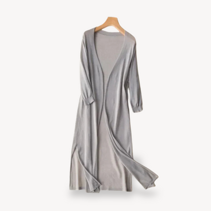 Loravelle | Langer Duster-Cardigan aus Strick für Damen 7