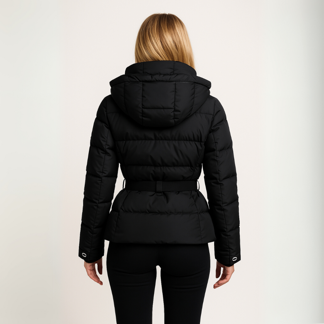 Loravelle | Pufferjacke für Damen – Mit Gürtel, wasserabweisend 2