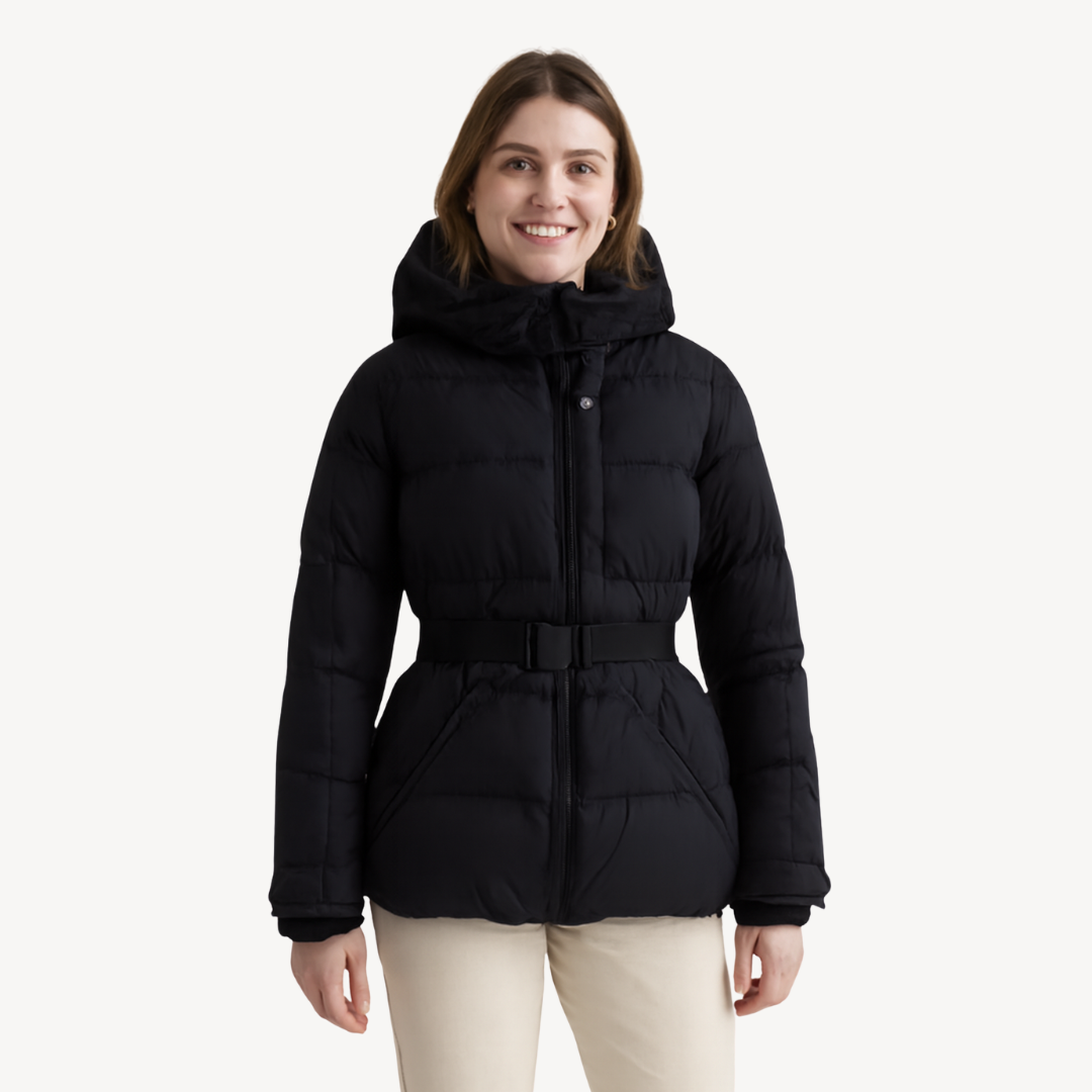 Loravelle | Pufferjacke mit Gürtel für Damen 2