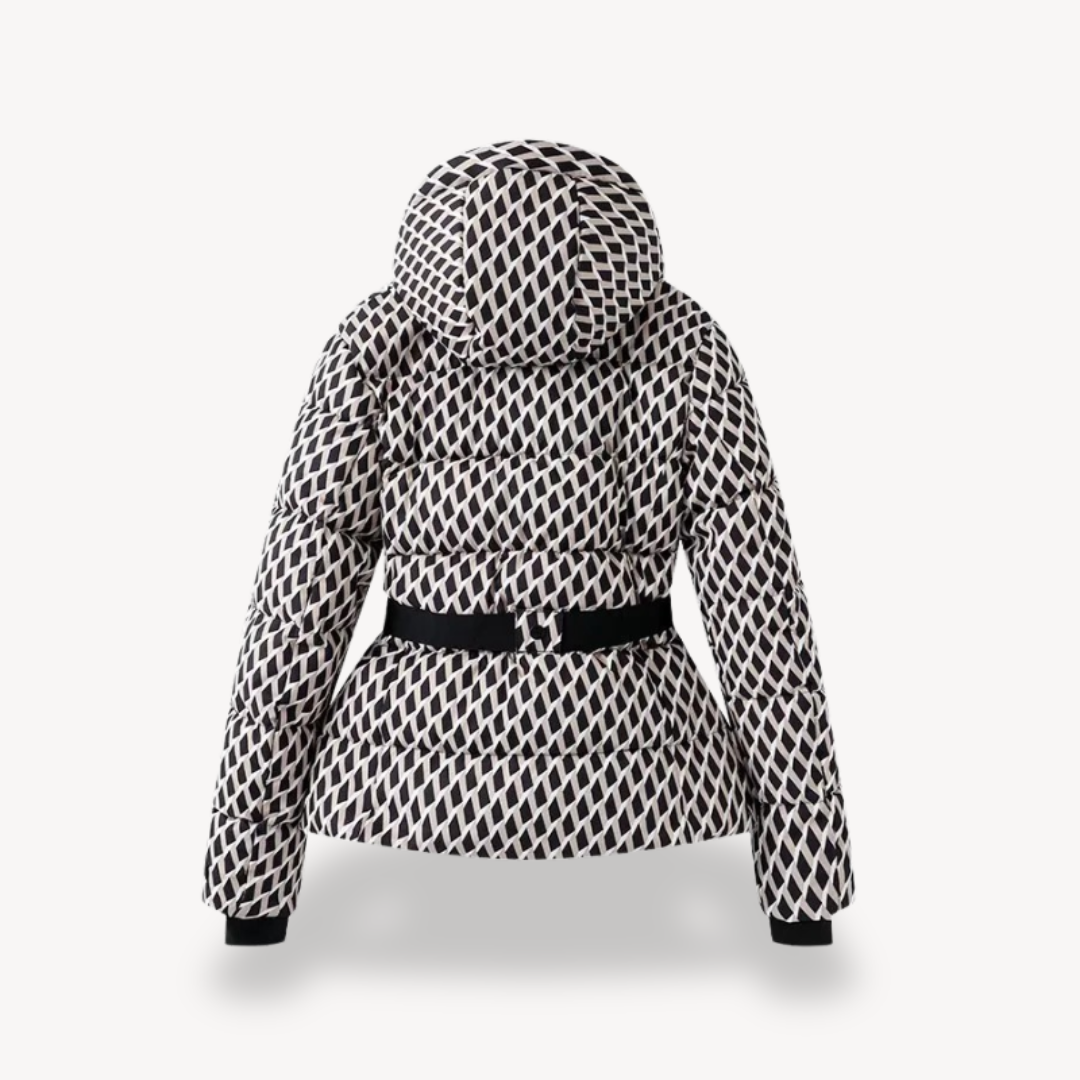 Loravelle | Pufferjacke mit Gürtel für Damen 3