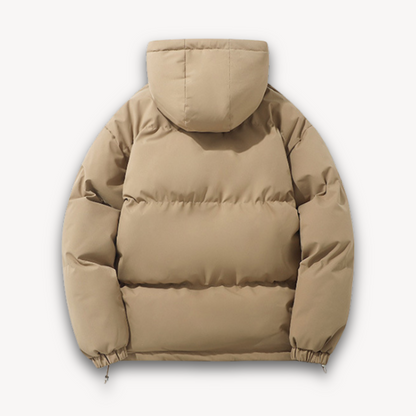 Loravelle | Pufferjacke mit Kapuze für Herren – Warme Winteroberbekleidung für Erwachsene – Leichtes Polyester 8