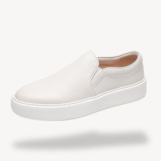Loravelle | Slip-On-Sneakers aus Leder für Herren 0