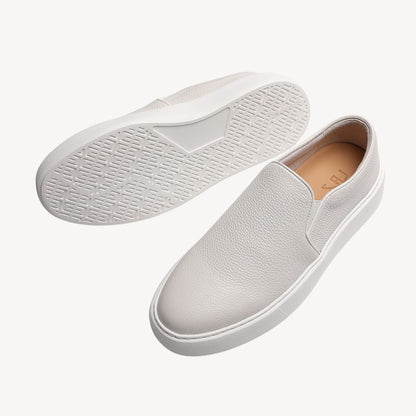 Loravelle | Slip-On-Sneakers aus Leder für Herren 5