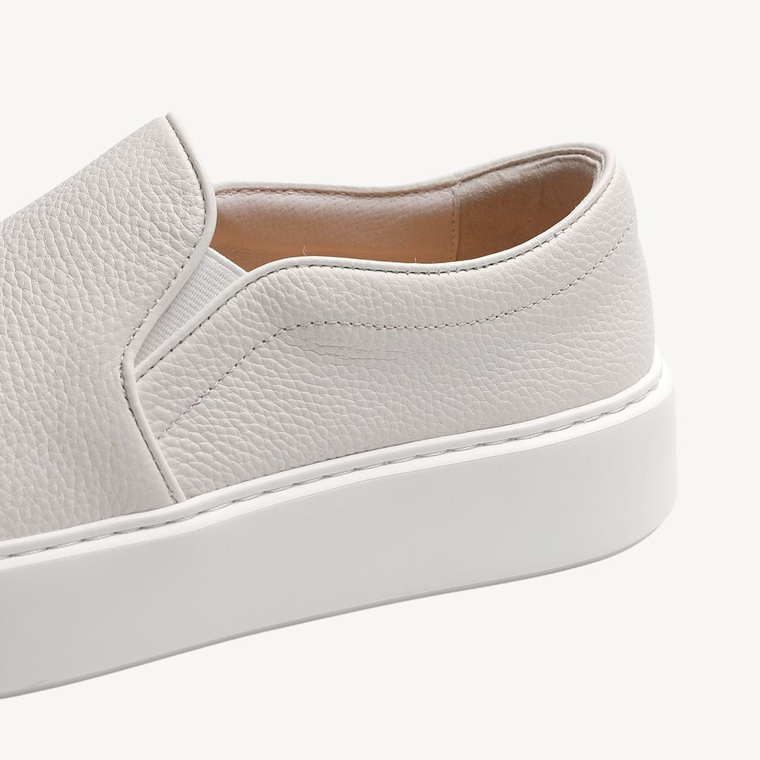 Loravelle | Slip-On-Sneakers aus Leder für Herren 7