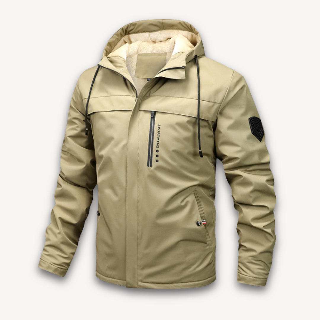Loravelle | Wasserdichte Kapuzenjacke für Herren 4