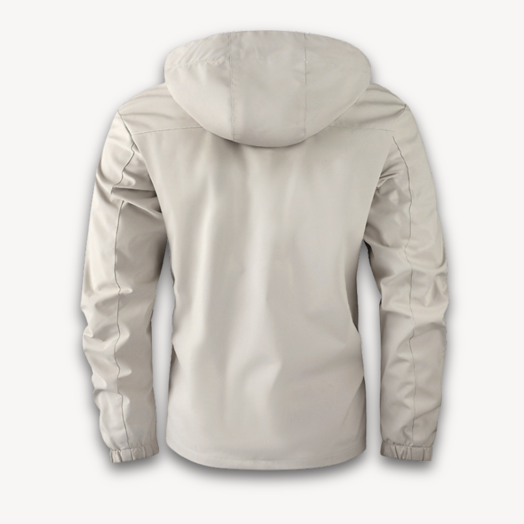 Loravelle | Wasserdichte Sommerjacke mit Kapuze für Herren 1