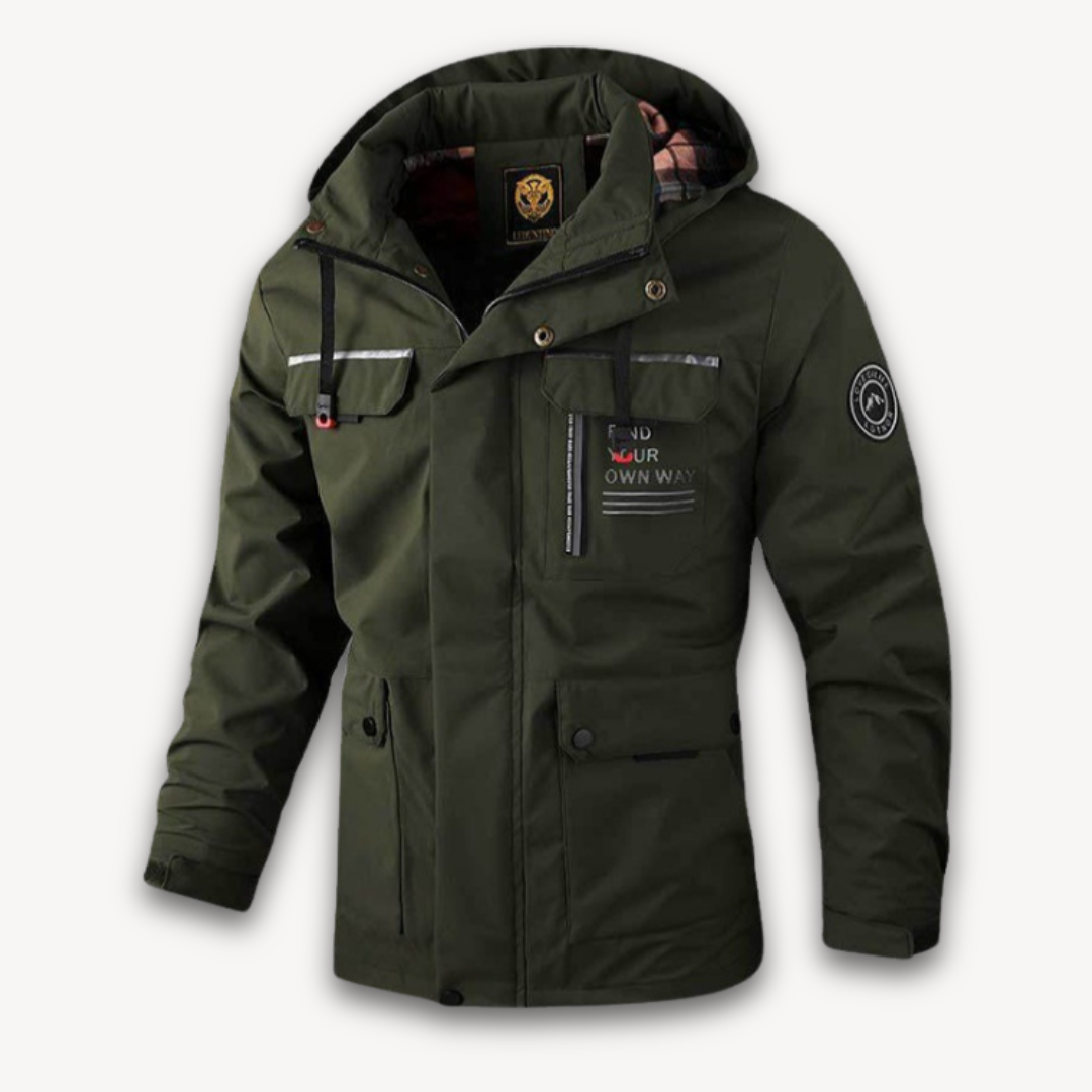 Loravelle | Wasserdichte Sommerjacke mit Kapuze für Herren 5