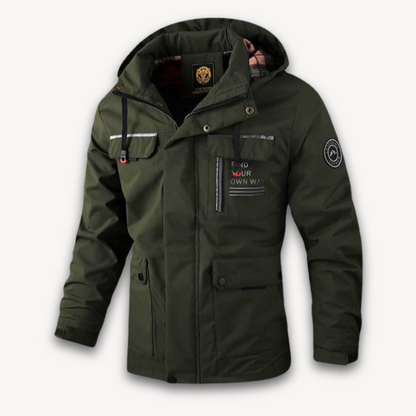 Loravelle | Wasserdichte Sommerjacke mit Kapuze für Herren 5