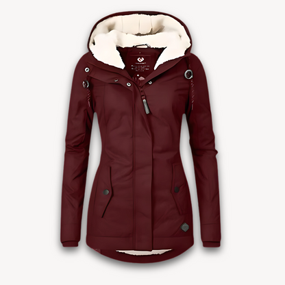 Loravelle | Wasserdichte Winterjacke für Damen mit Kunstfellfutter 1