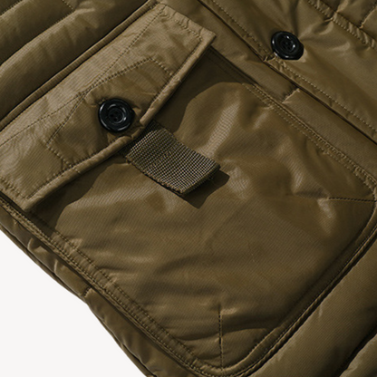 Loravelle | Wasserdichte Winterjacke für Herren – Kapuze aus Kunstpelz 5