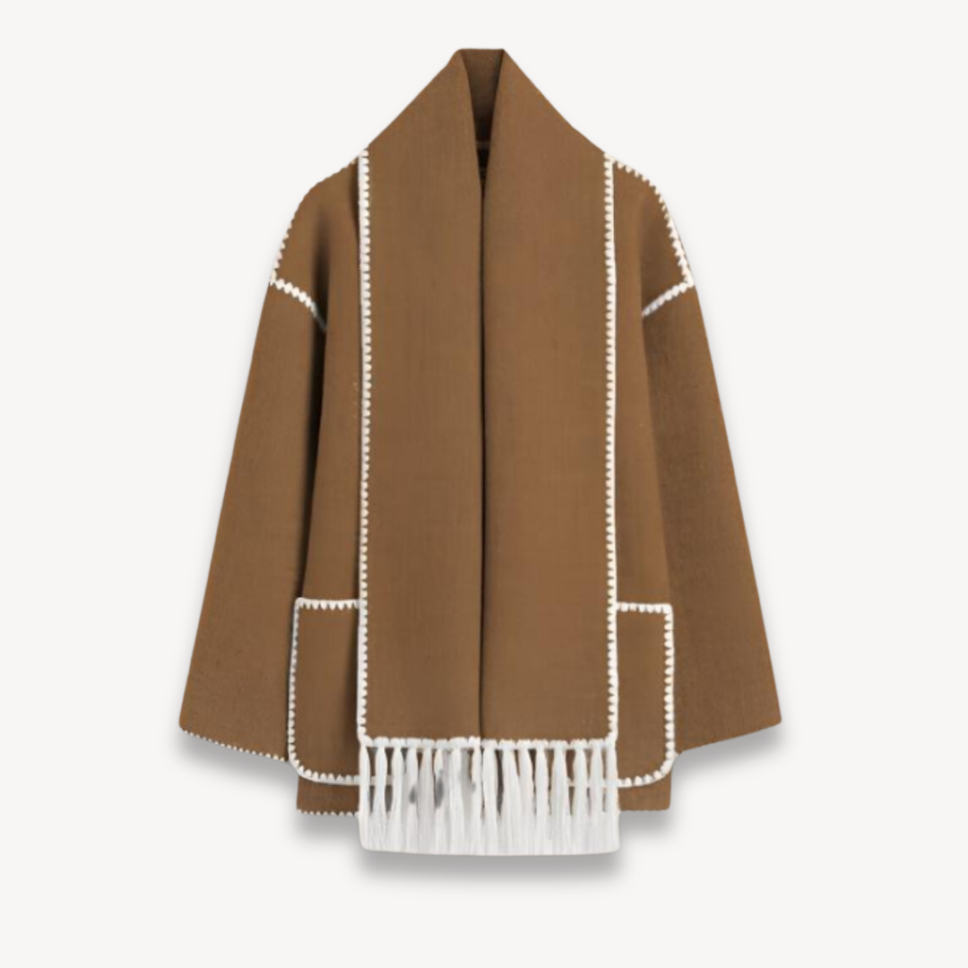 Loravelle | Winterjacke mit Schal für Damen 1