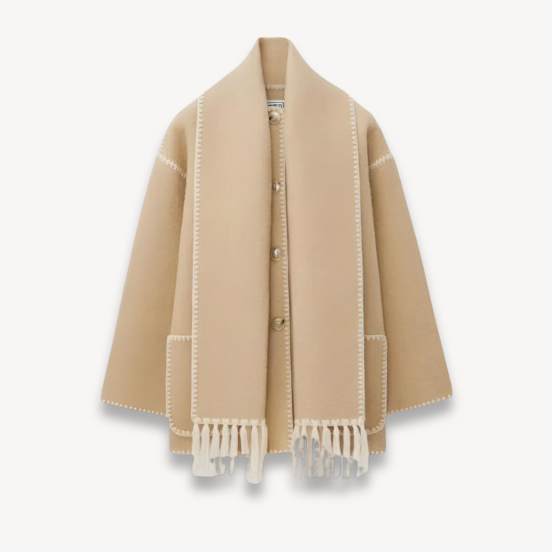 Loravelle | Winterjacke mit Schal für Damen 2