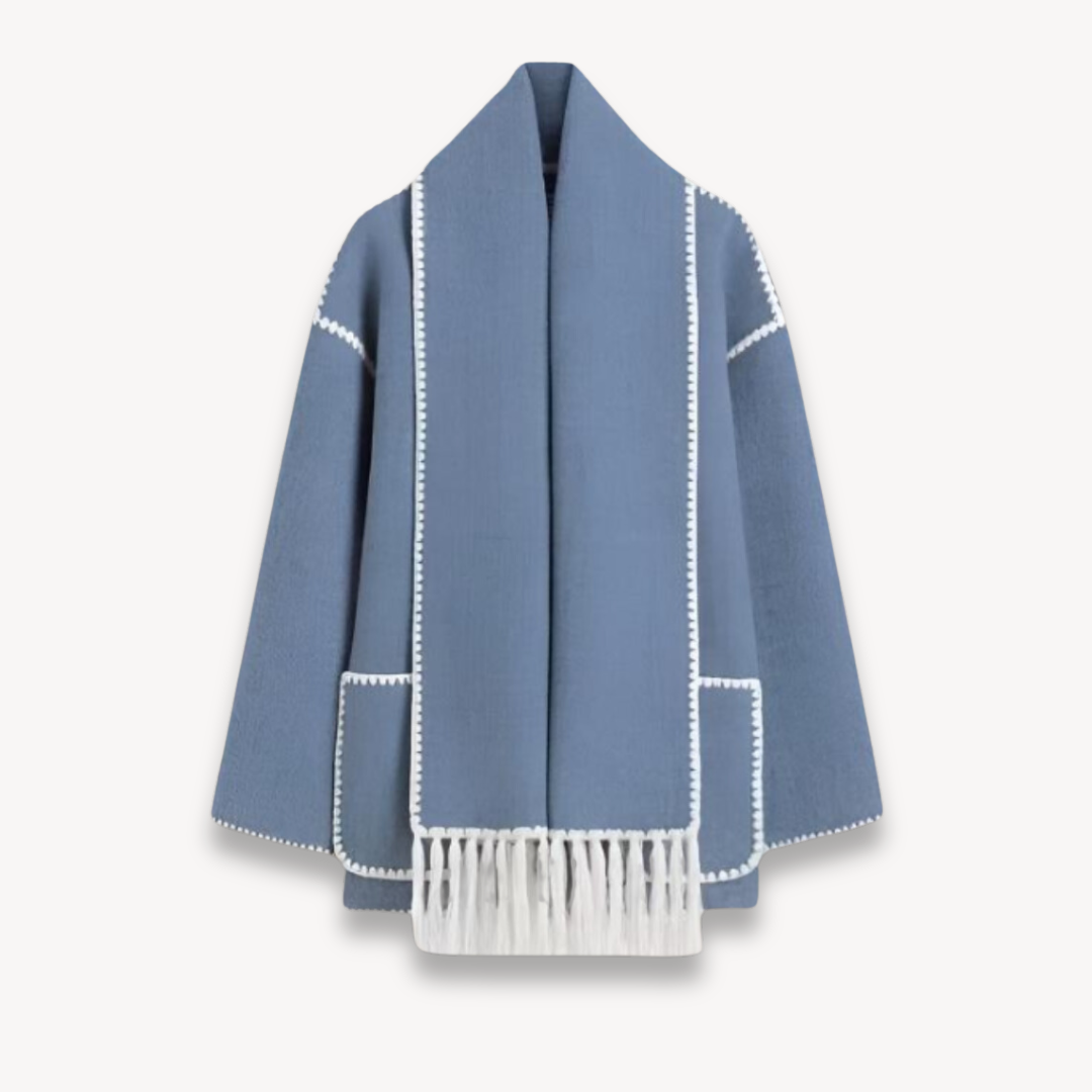 Loravelle | Winterjacke mit Schal für Damen 5